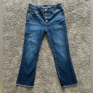 J.CREW 9” Billie Demi Boot Crop Jeans Women 27 cropped kicked leg